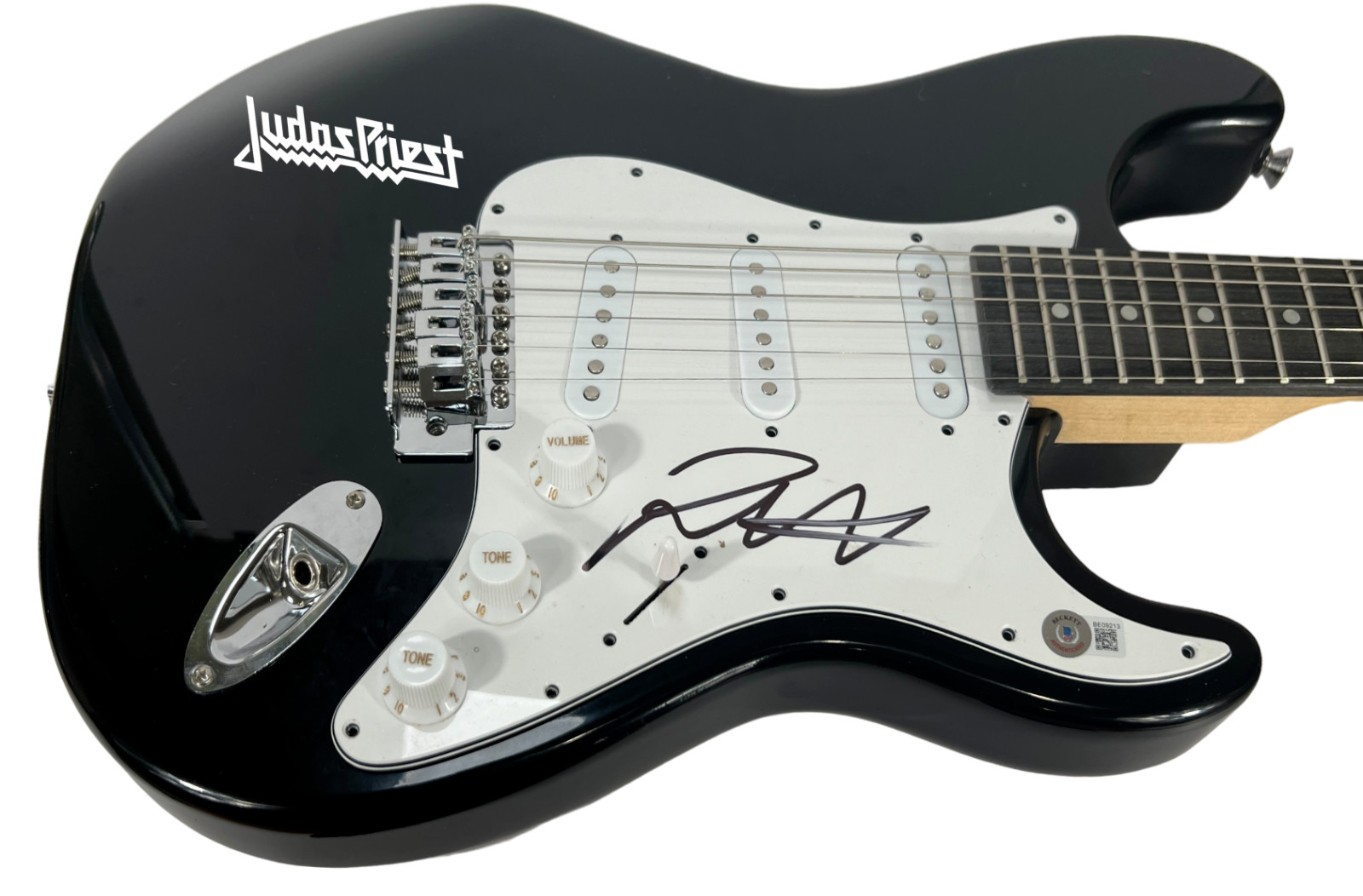 Rob Halford JUDAS PRIEST Signed Autograph Electric Guitar Beckett COA