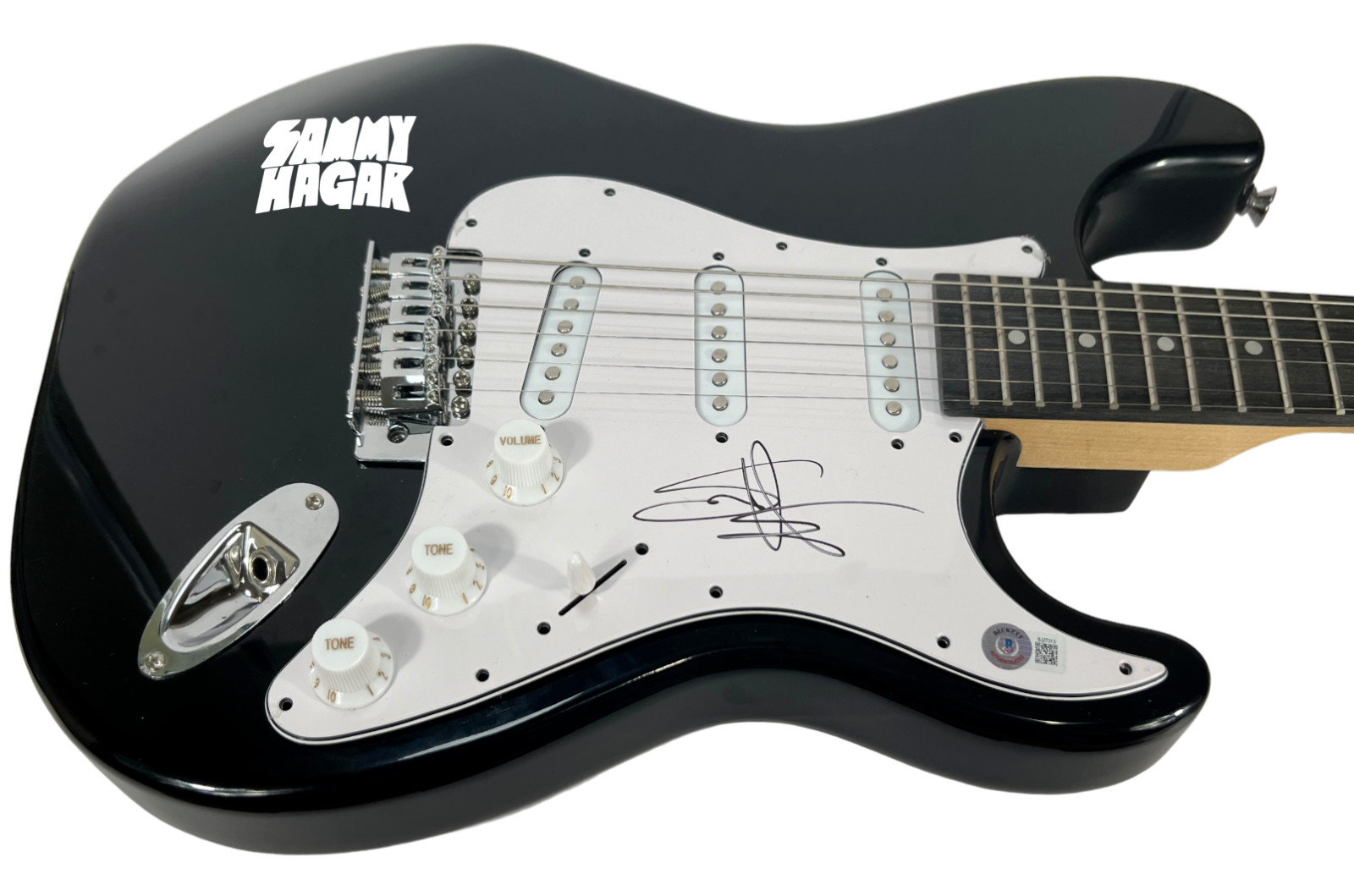 Sammy Hagar Signed Autograph Electric Guitar Van Halen Beckett COA