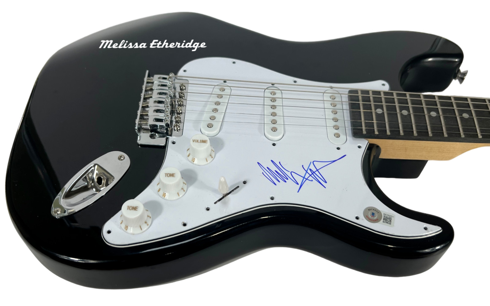 Melissa Etheridge Signed Autograph Electric Guitar Beckett BAS COA