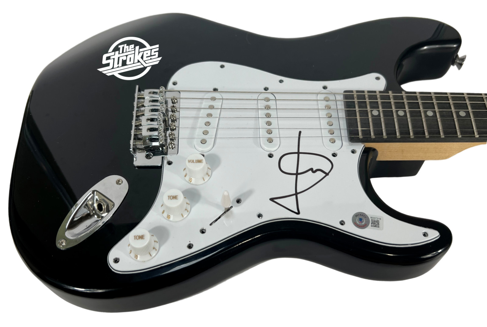 Julian Casablancas THE STROKES Signed Autograph Electric Guitar Beckett COA