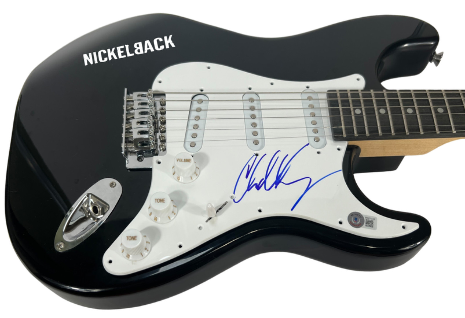 Chad Kroeger NICKELBACK Signed Autograph Electric Guitar Lead Singer Beckett COA