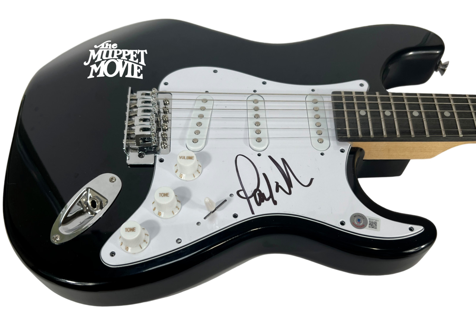 Paul Williams Signed Autograph Electric Guitar Muppet Movie The Carpenters BAS
