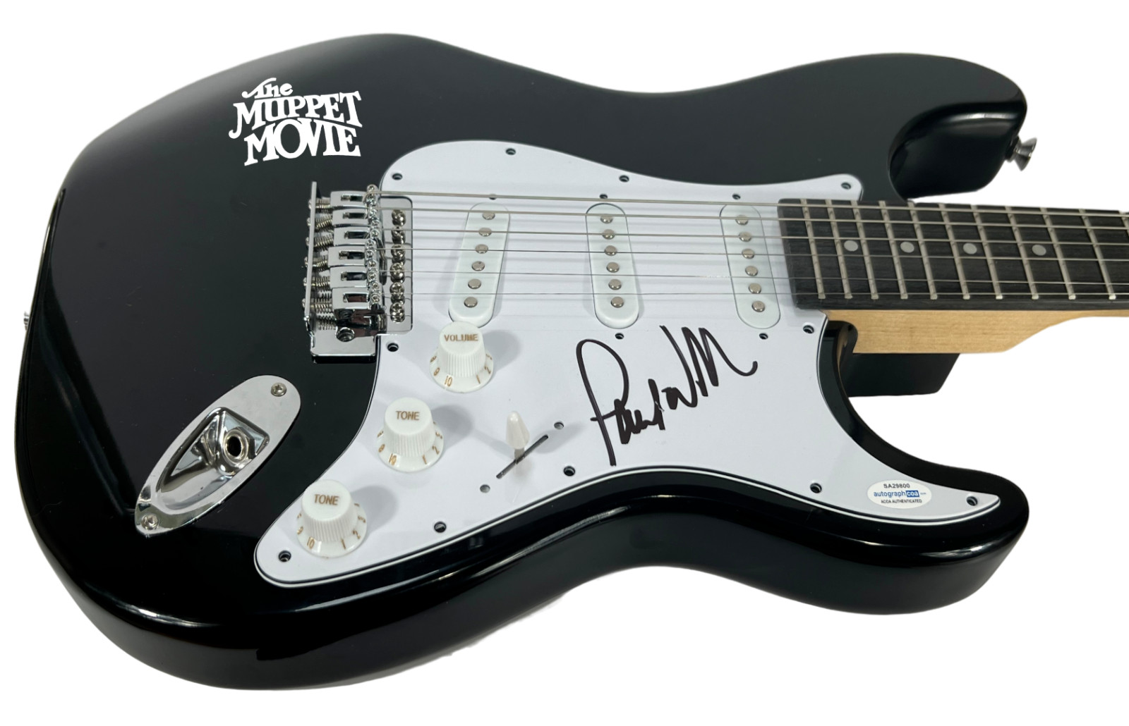 Paul Williams The Muppet Movie Signed Autograph Electric Guitar ACOA COA
