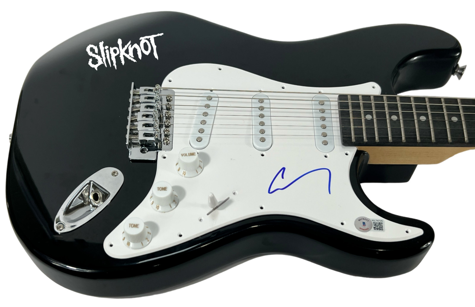 Corey Taylor SLIPKNOT Signed Autograph Electric Guitar Proof Beckett Witness COA