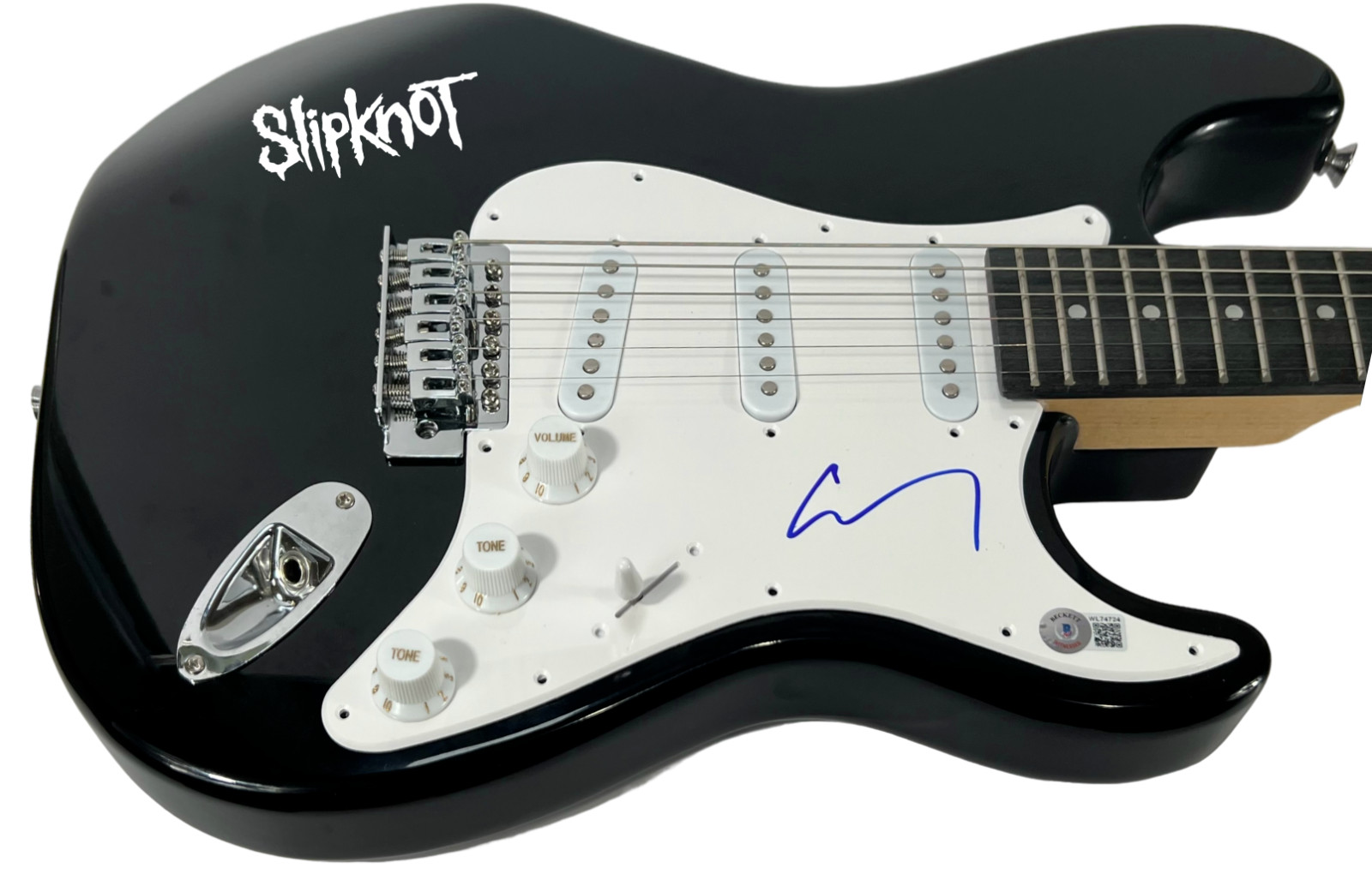 Corey Taylor Signed Autograph SLIPKNOT Electric Guitar Proof Beckett Witness COA