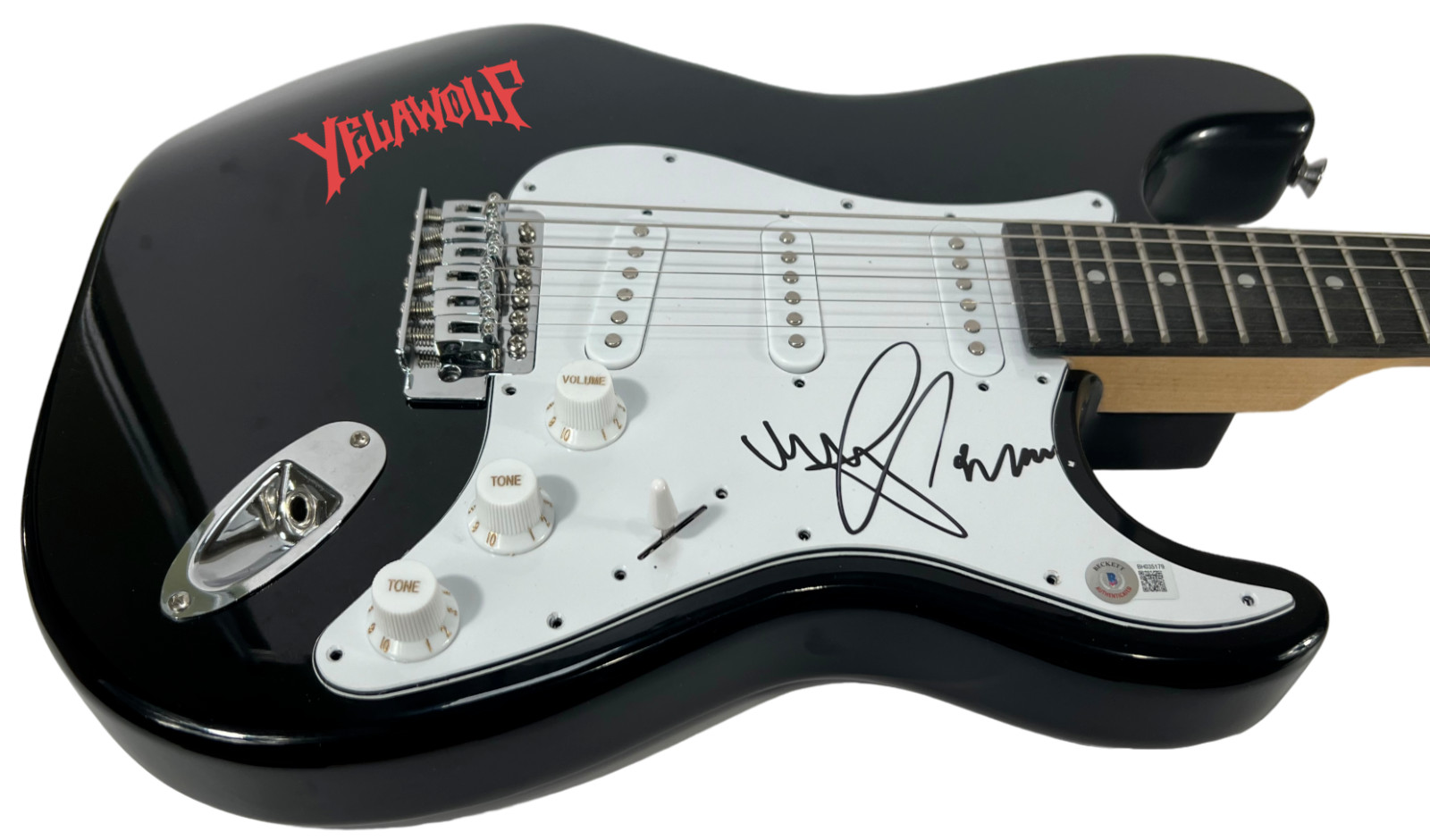 YELAWOLF SIGNED AUTOGRAPH ELECTRIC GUITAR LOVE STORY RAPPER SINGER BECKETT COA COLLECTIBLE MEMORABILIA