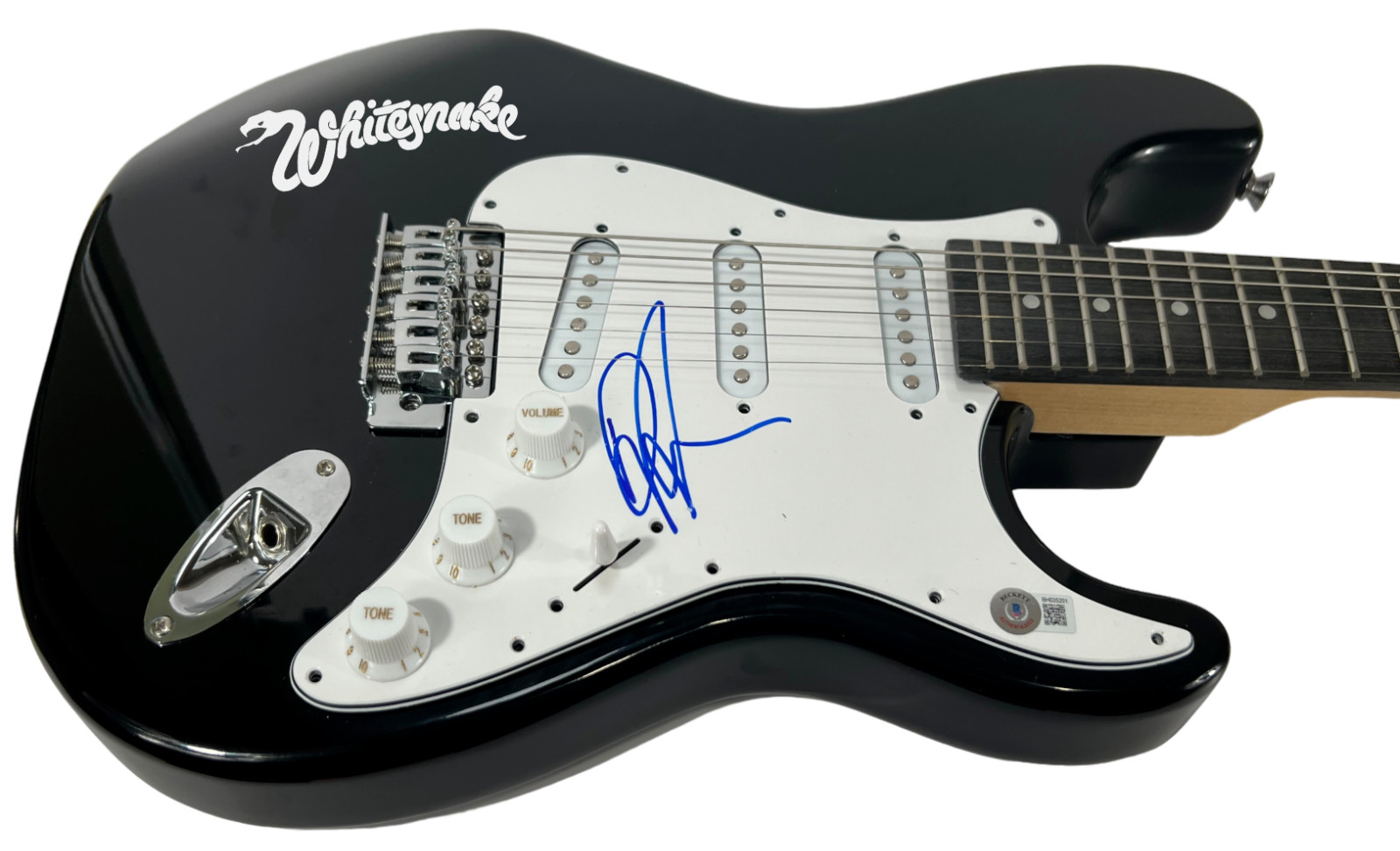 Doug Aldrich WHITESNAKE Signed Autograph Electric Guitar Guitarist DIO BAS COA