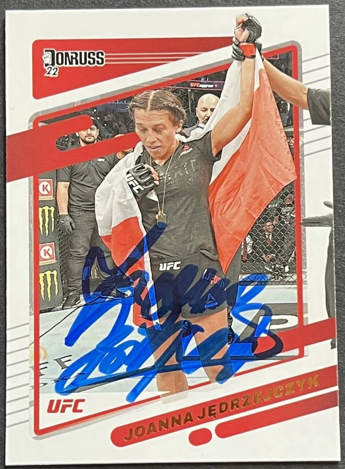 Joanna Jedrzejczyk Signed Autographed 2022 Donruss UFC Base Card Beckett Coa