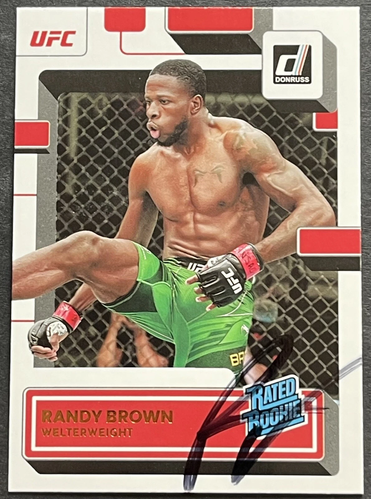 Randy Brown Signed Autographed 2023 Donruss Base Card Beckett Coa