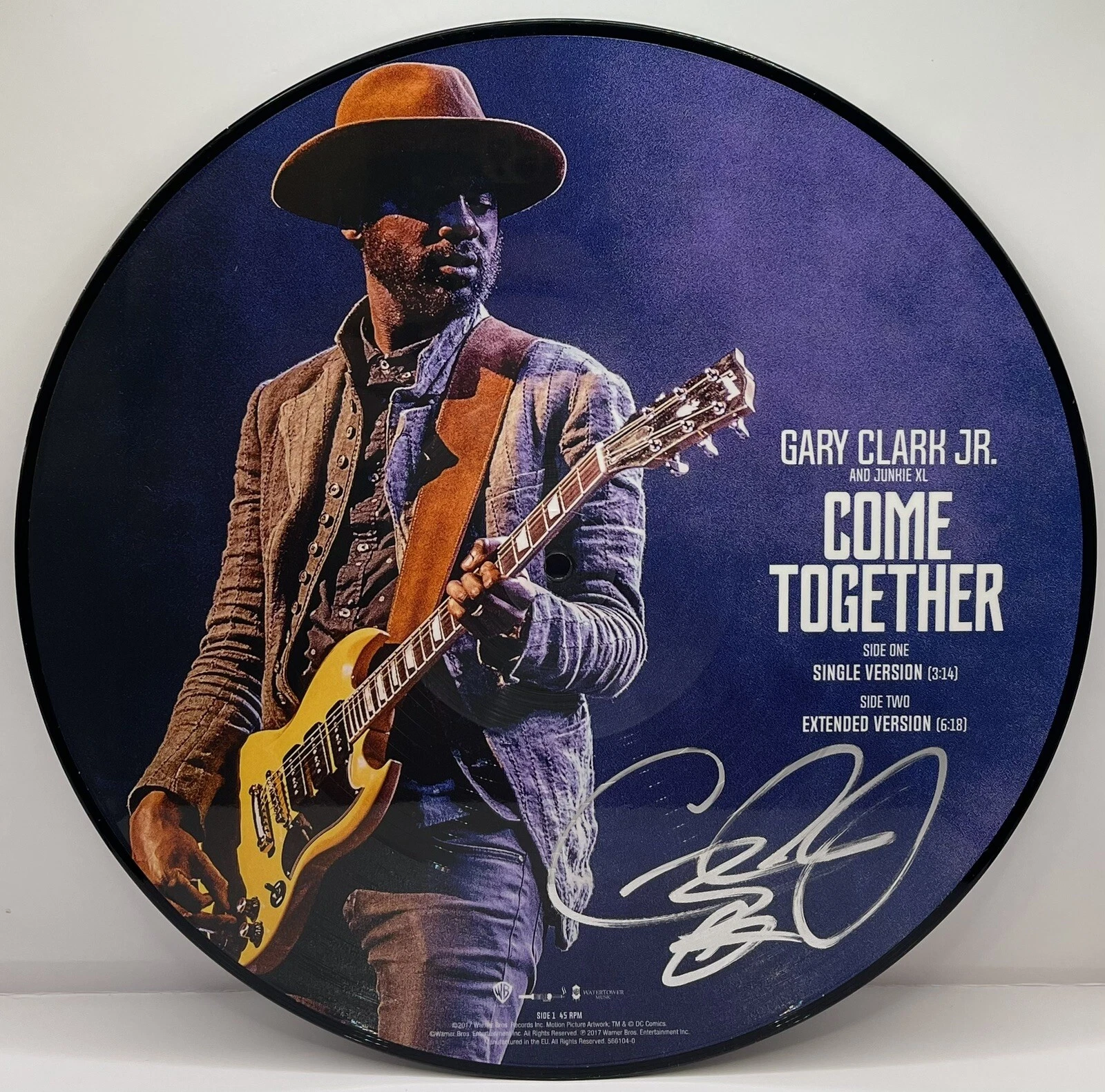 Gary Clark Jr Signed Autographed Come Together Picture Disc JSA COA