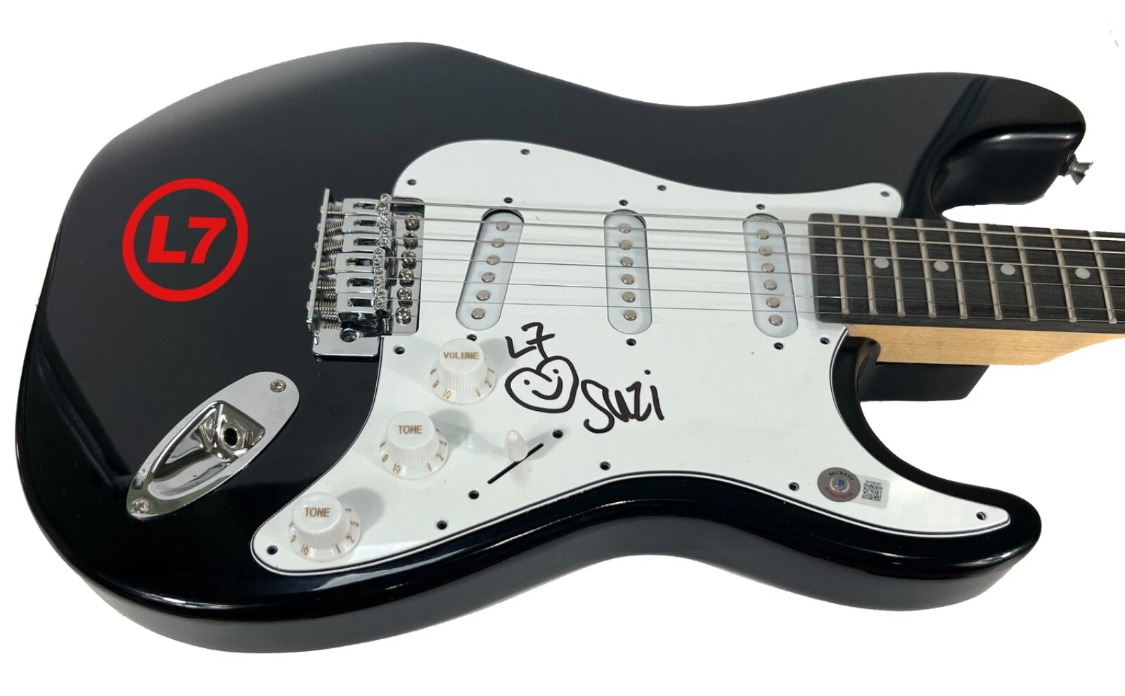 L7 Band Suzi Gardner Signed Autograph Electric Guitar Riot grrrl Beckett COA