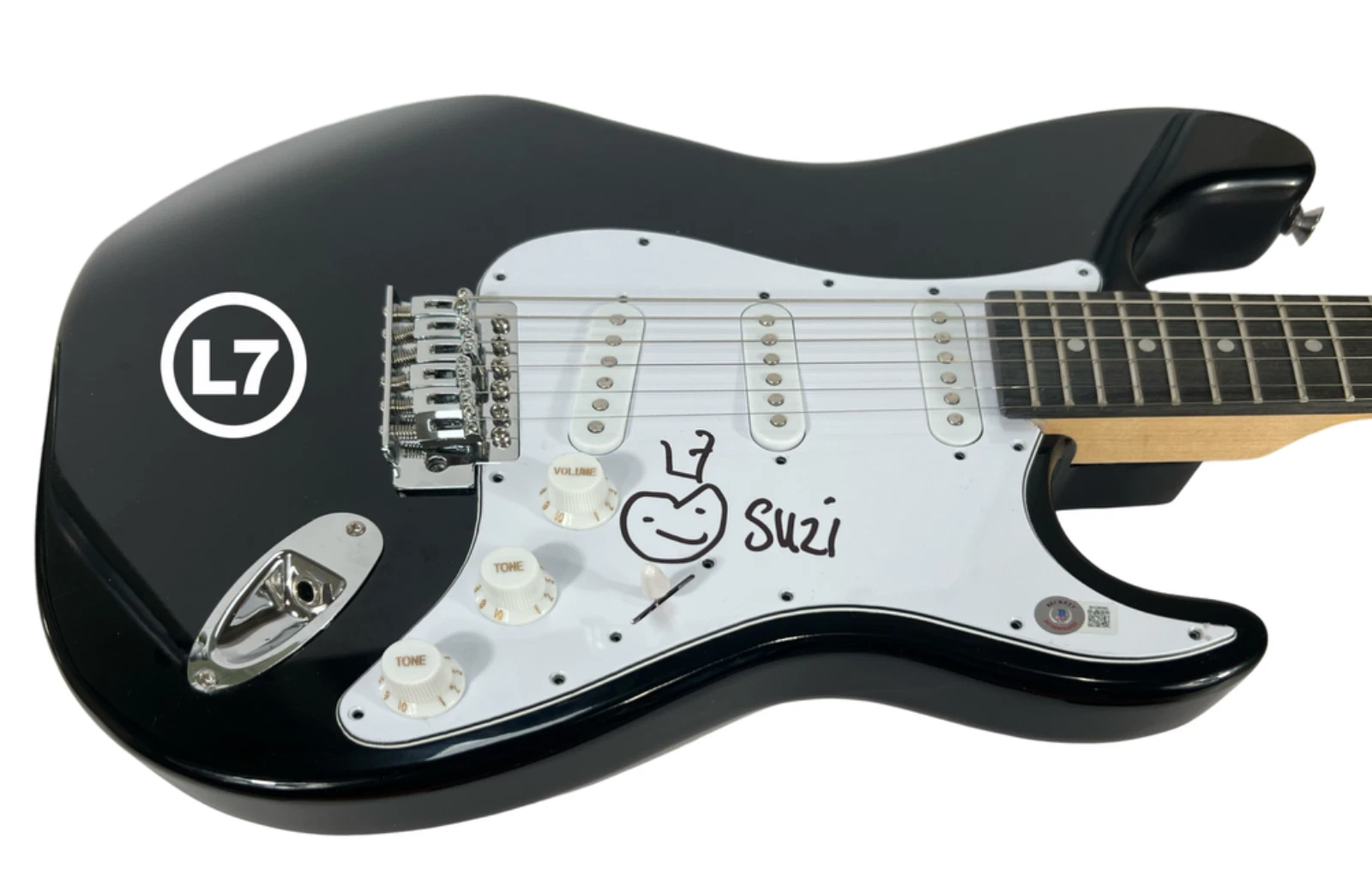 Suzi Gardner L7 Band Signed Autograph Electric Guitar Riot grrrl Beckett COA