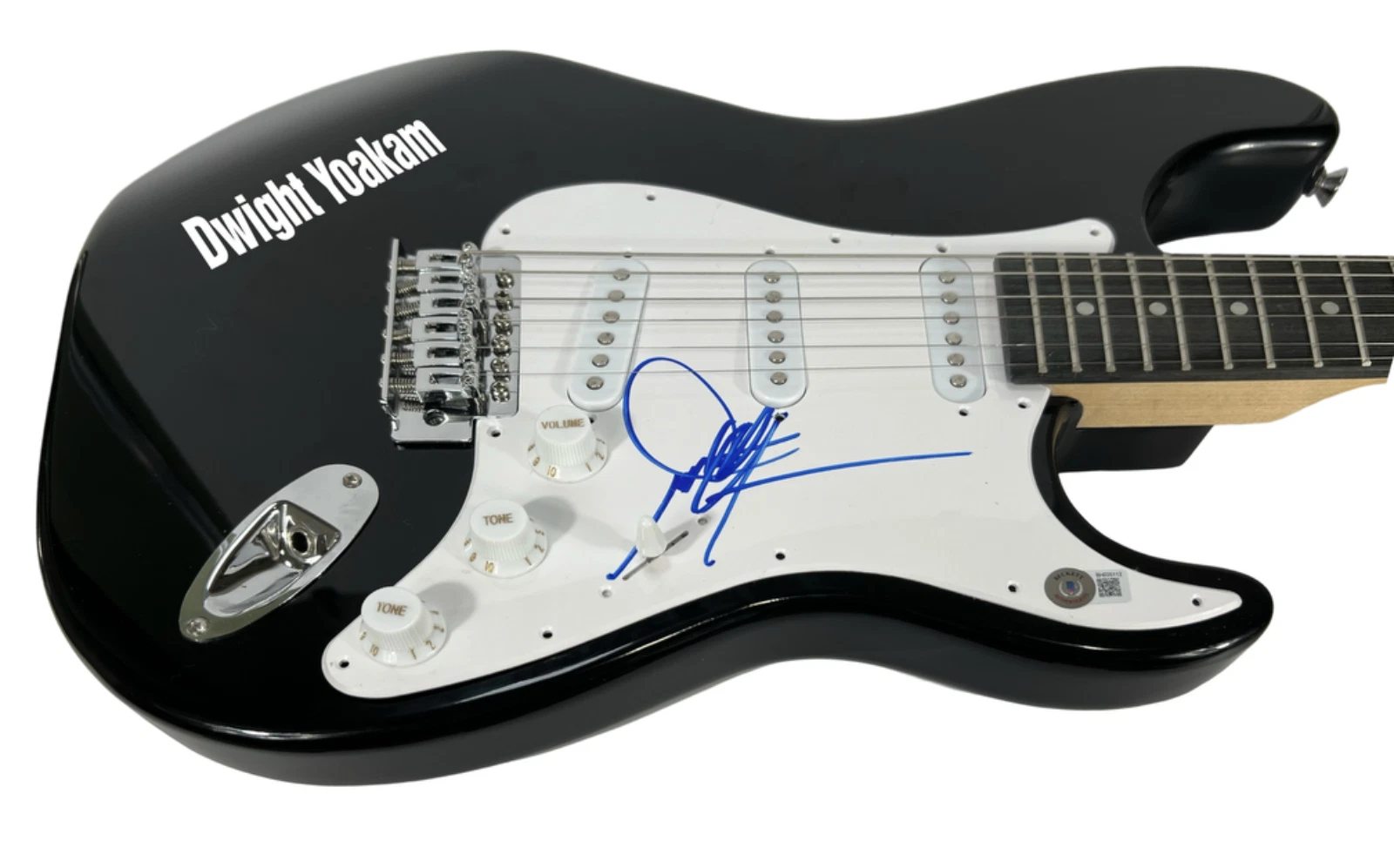 Dwight Yoakam Signed Autograph Electric Guitar Country Music Star Beckett COA