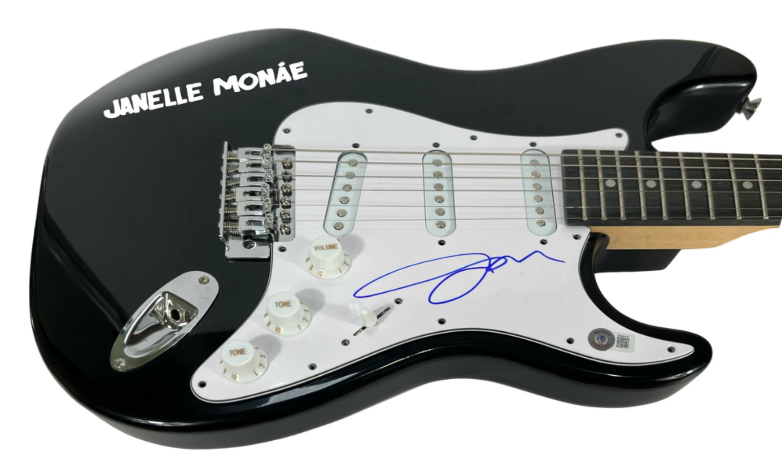 Janelle Monae Signed Autograph Electric Guitar The ArchAndroid Beckett COA