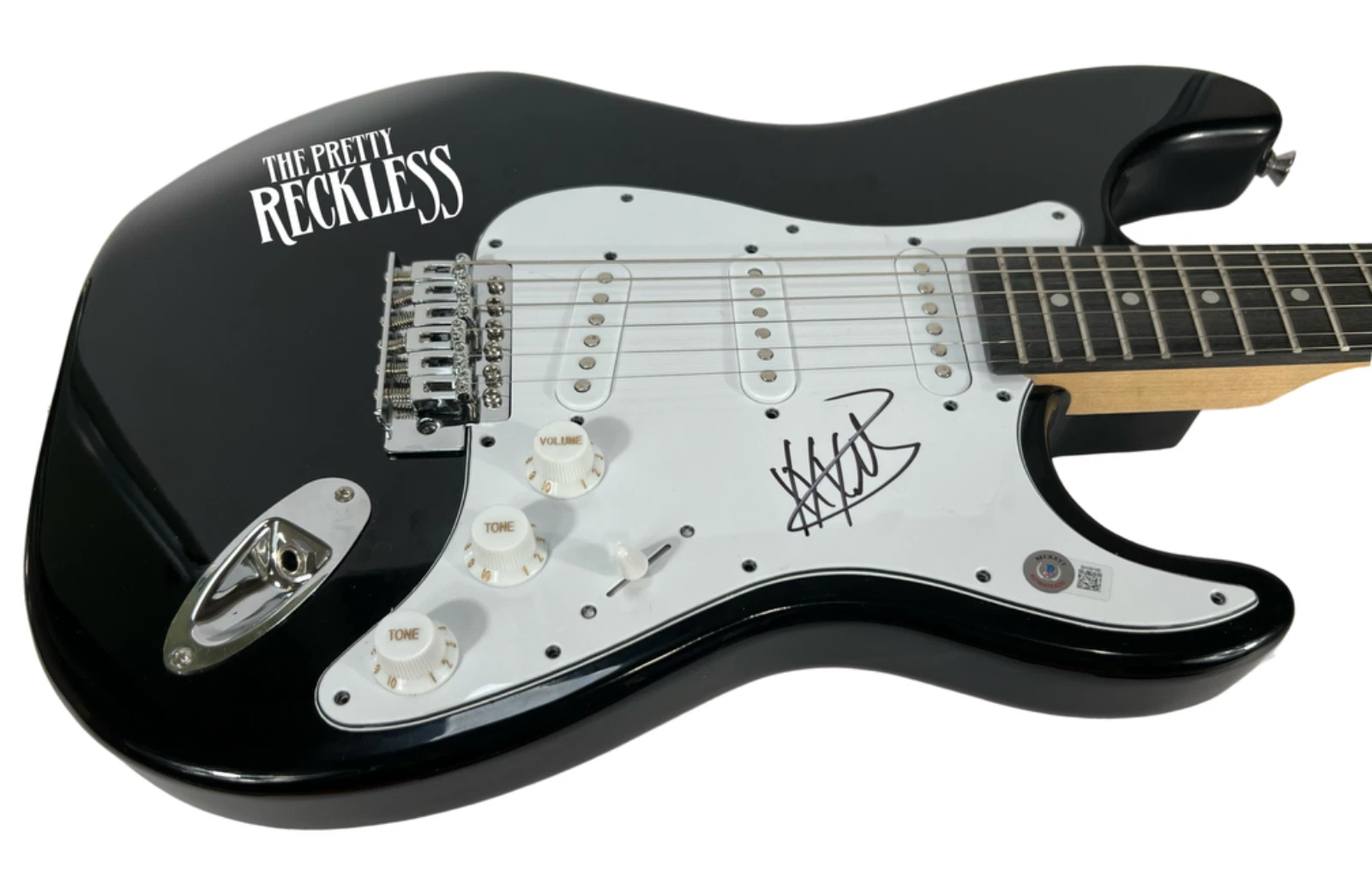 Taylor Momsen The Pretty Reckless Signed Autograph Electric Guitar Beckett COA