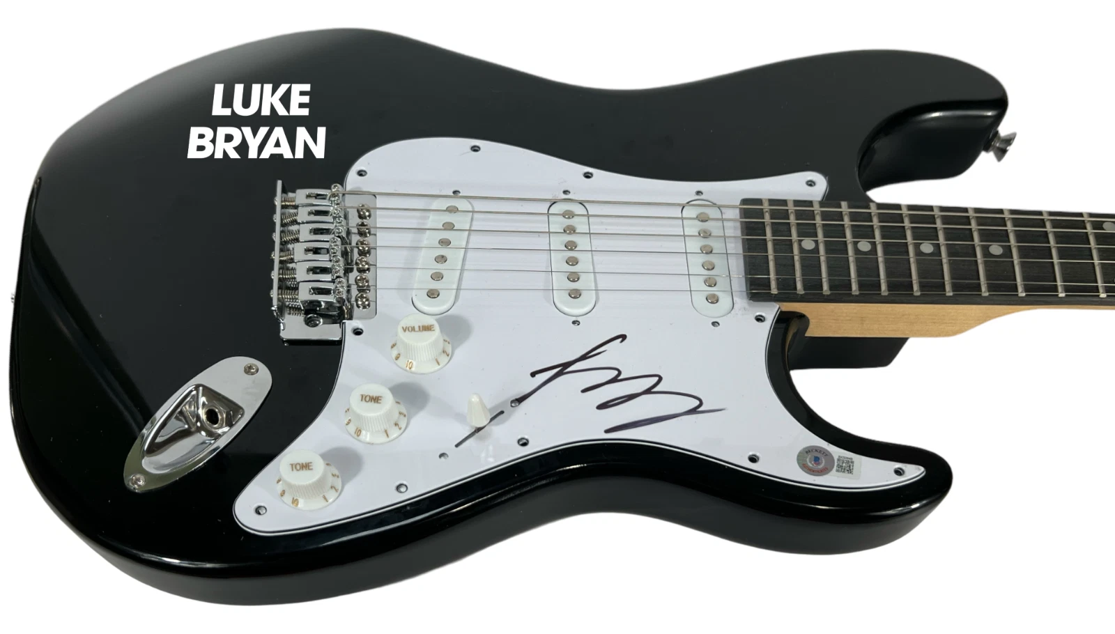 Luke Bryan Signed Autograph Electric Guitar Country Music Star Beckett COA