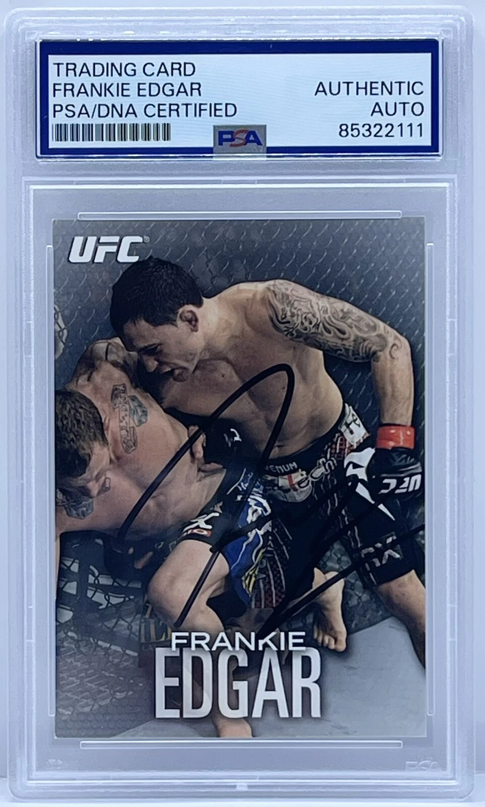 Frankie Edgar Signed Auto 2012 Topps Rookie Card UFC Card PSA/DNA #d /125