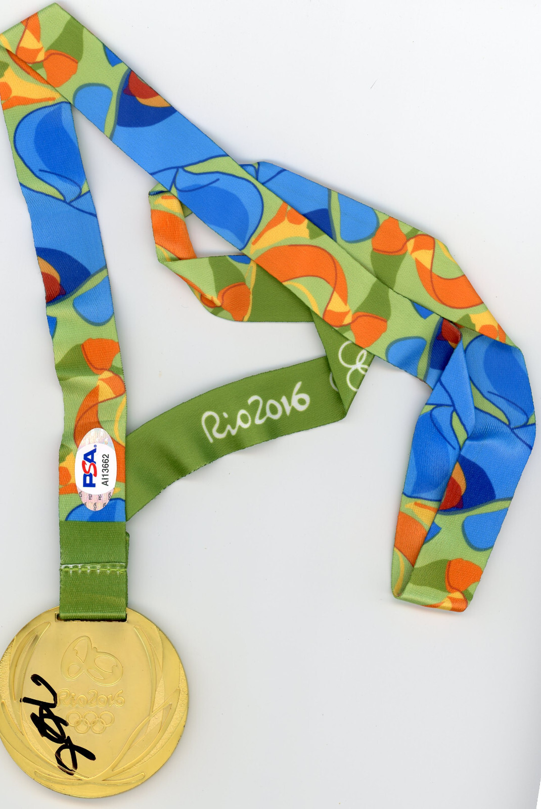 Kevin Durant Signed 2016 Team USA Basketball Replica Olympic Gold Medal PSA/DNA