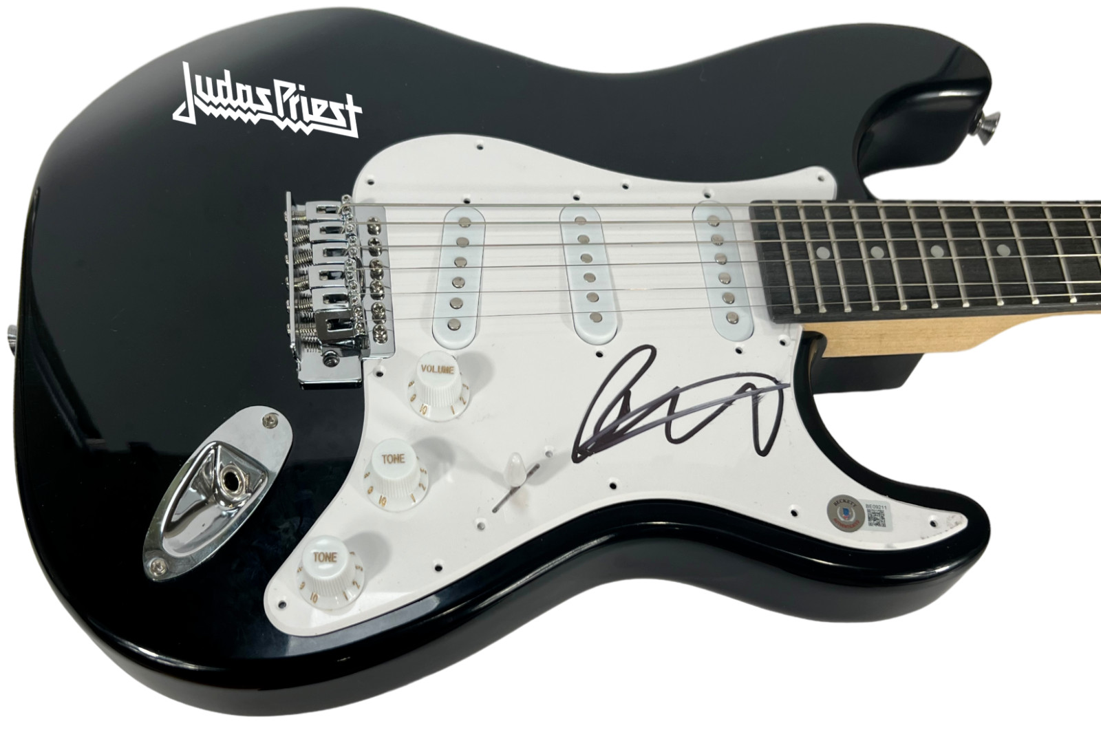 Rob Halford JUDAS PRIEST Signed Autograph Electric Guitar Beckett COA