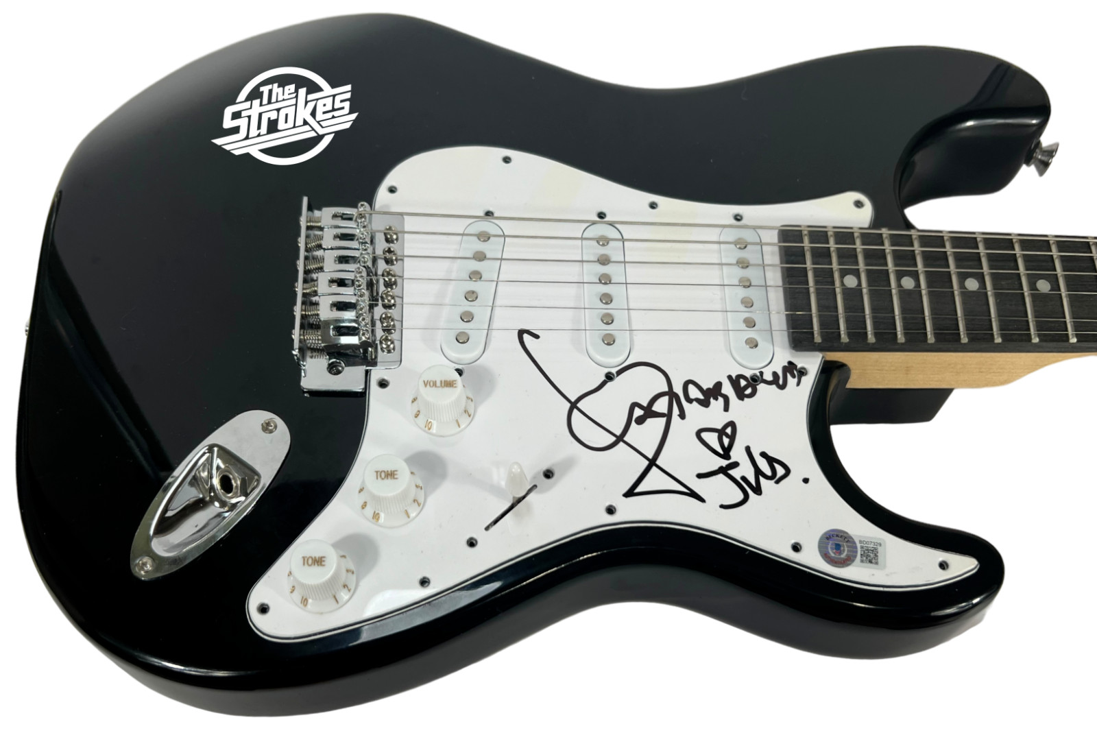 Julian Casablancas THE STROKES Signed Autograph Electric Guitar Beckett COA