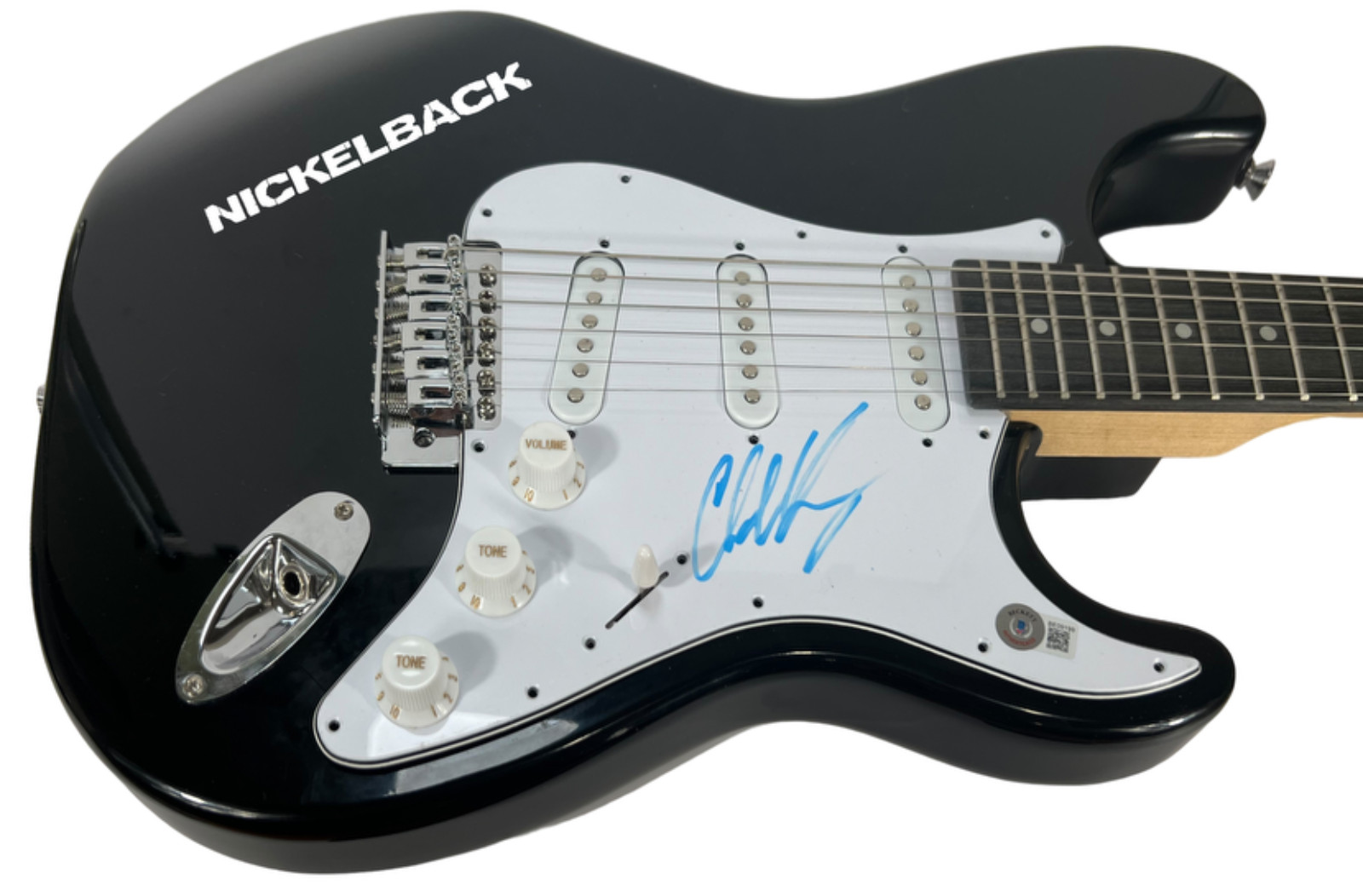 Chad Kroeger NICKELBACK Signed Autograph Electric Guitar Lead Singer Beckett COA