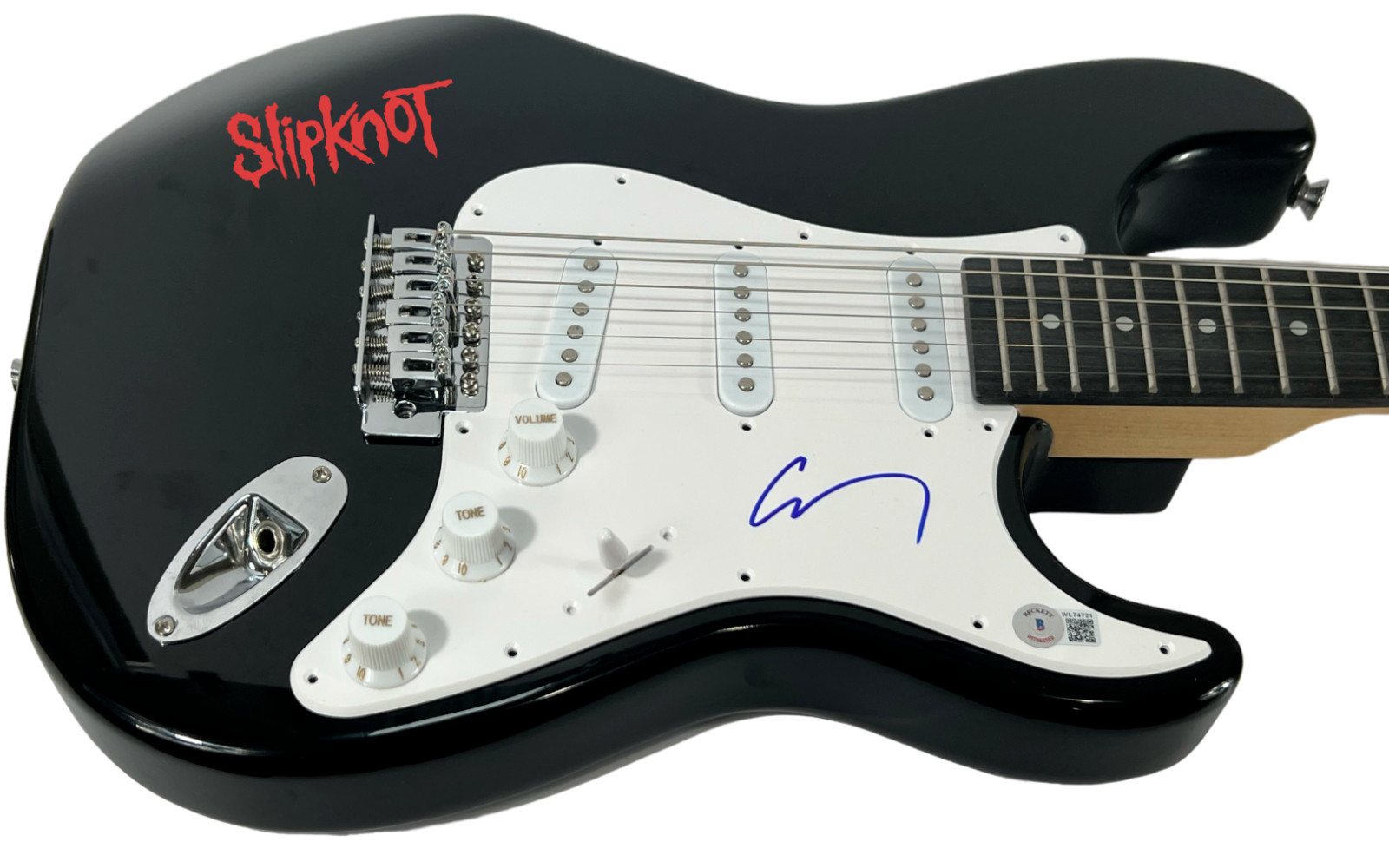 Corey Taylor SLIPKNOT Signed Autograph Electric Guitar Full Size Beckett Witness
