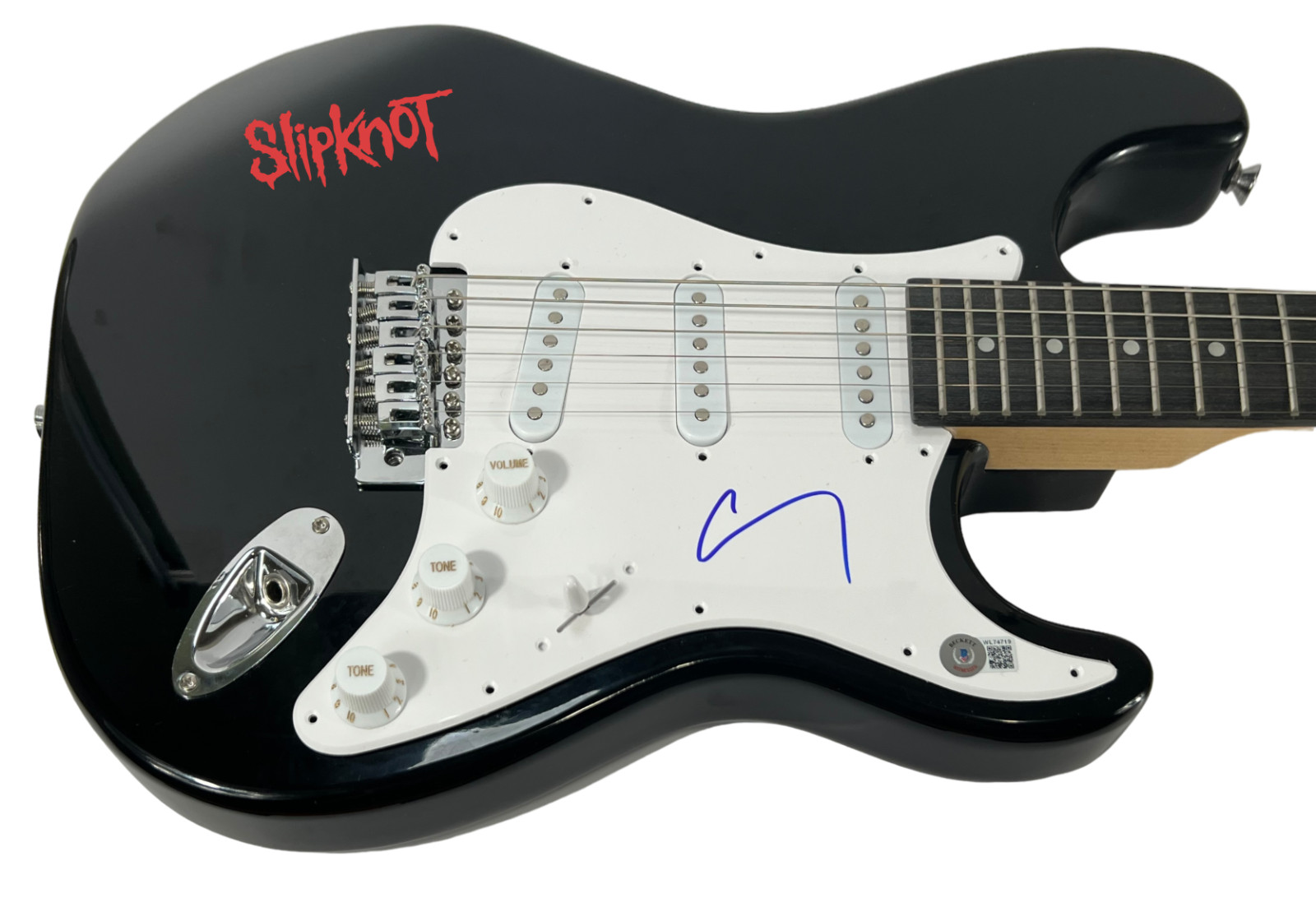 Corey Taylor SLIPKNOT Signed Autograph Full Size Electric Guitar Beckett COA