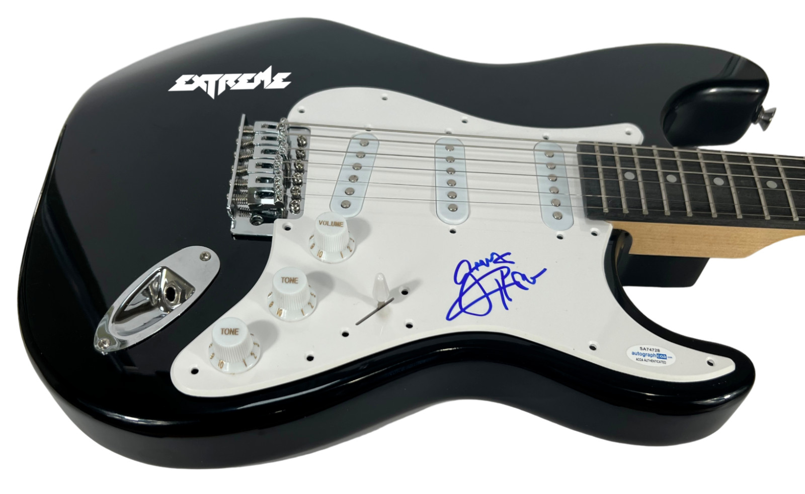 Gary Cherone EXTREME Band Signed Autograph Electric Guitar Van Halen Singer ACOA