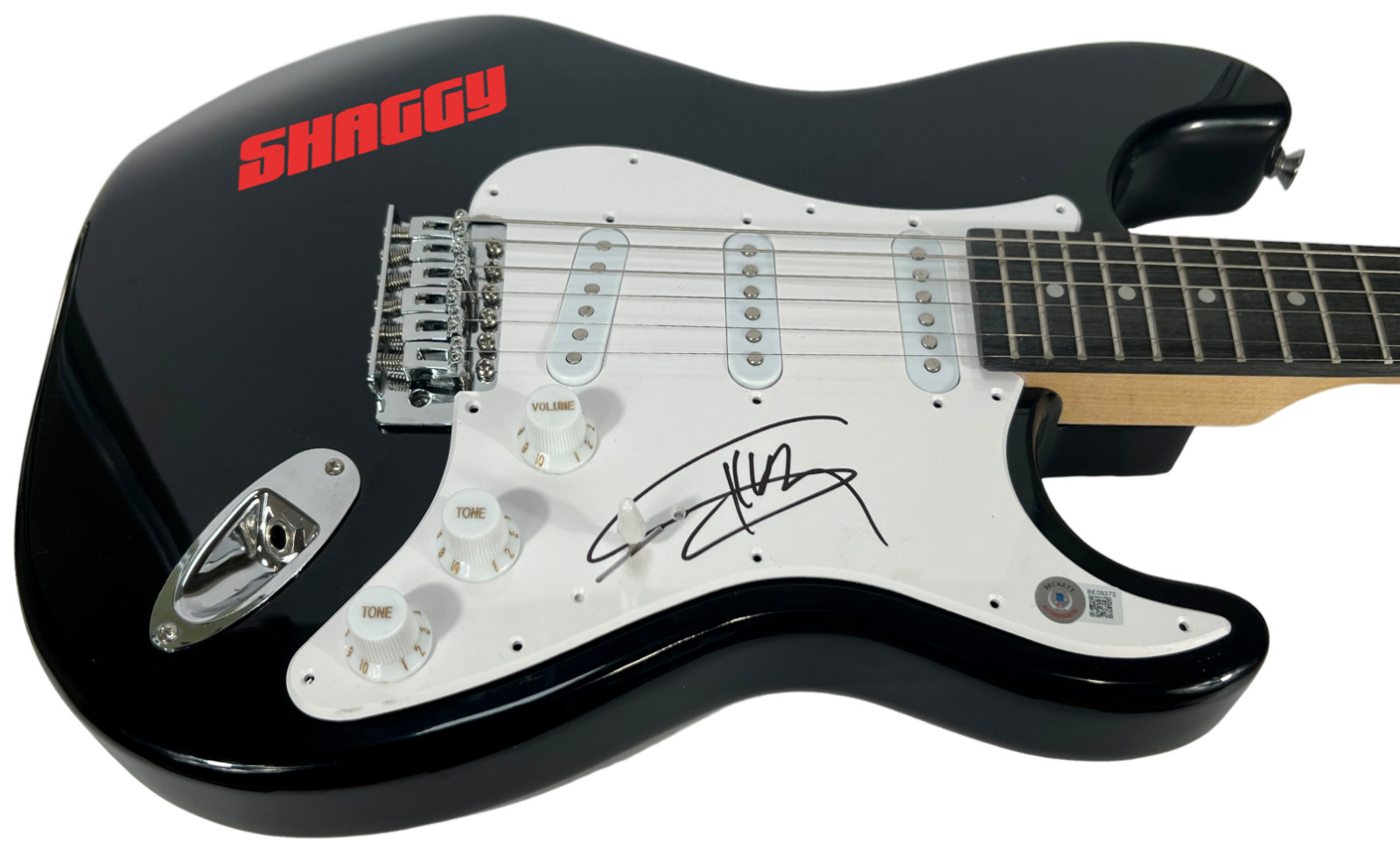 SHAGGY Signed Autograph Electric Guitar Reggae Singer It Wasn't Me Beckett COA