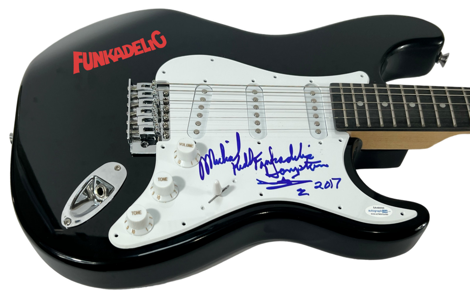 Michael Hampton PARLIAMENT FUNKADELIC Signed Autograph Electric Guitar ACOA COA