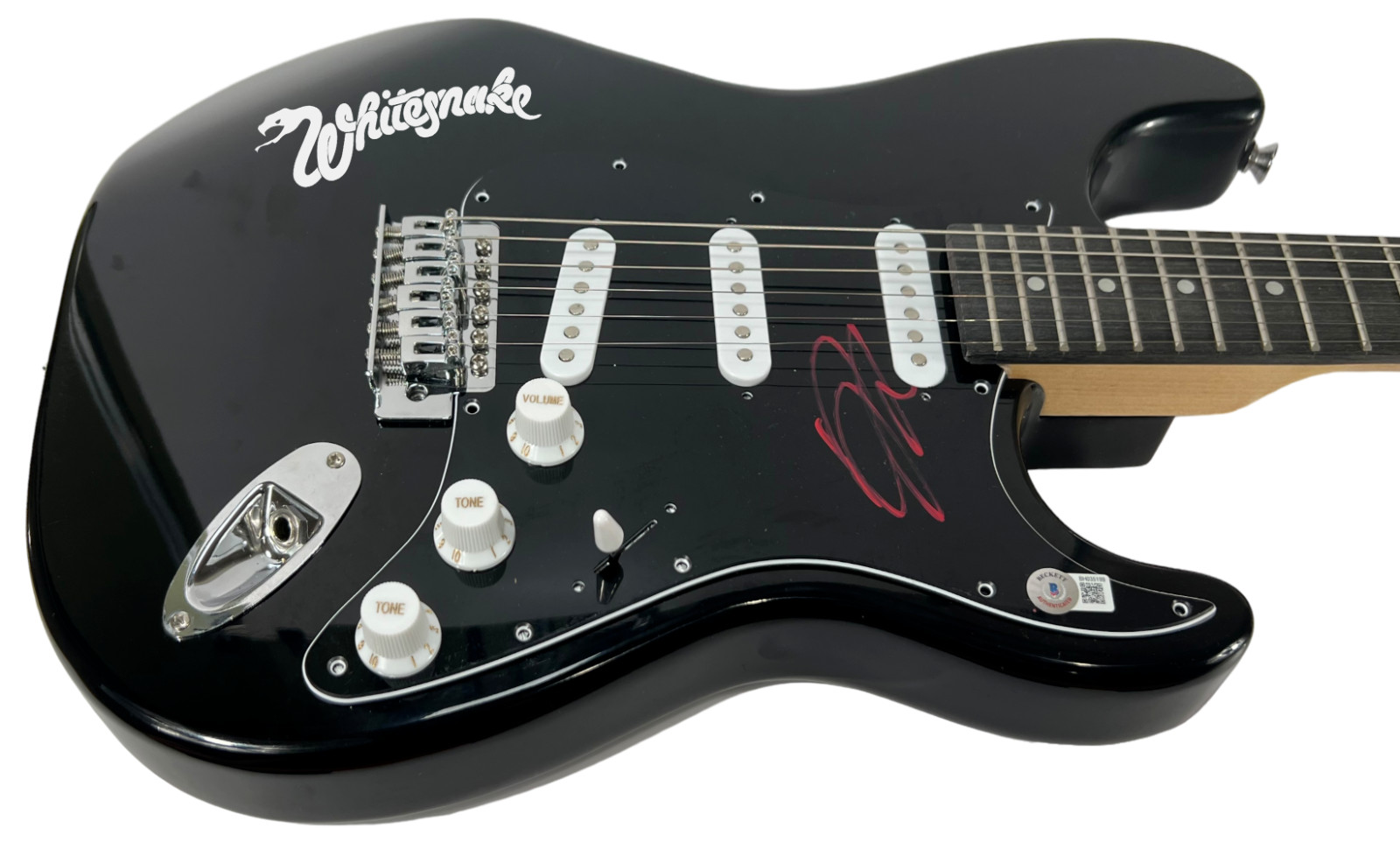 Doug Aldrich WHITESNAKE Signed Autograph Electric Guitar Guitarist Beckett COA