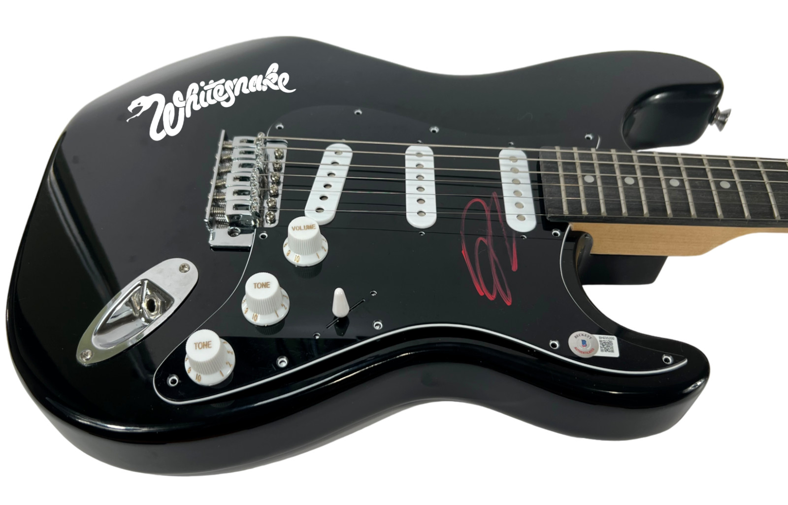 Doug Aldrich WHITESNAKE Signed Autograph Electric Guitar Guitarist DIO BAS COA