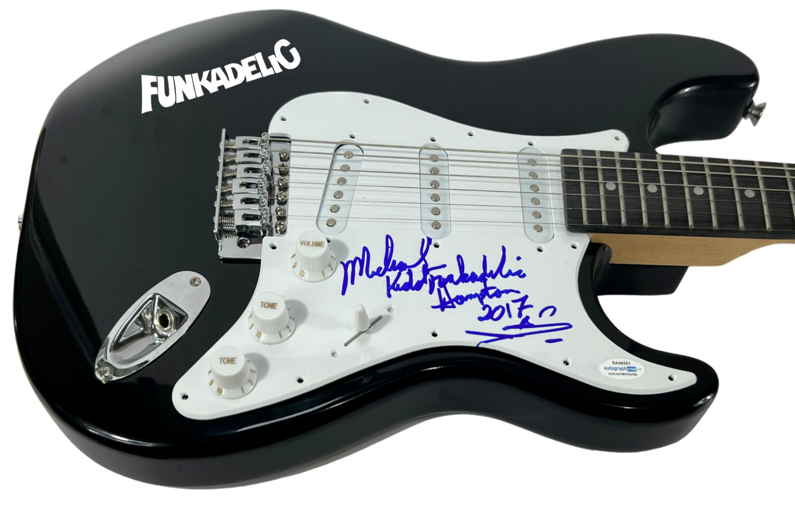 Michael Hampton PARLIAMENT FUNKADELIC Signed Autograph Electric Guitar ACOA COA