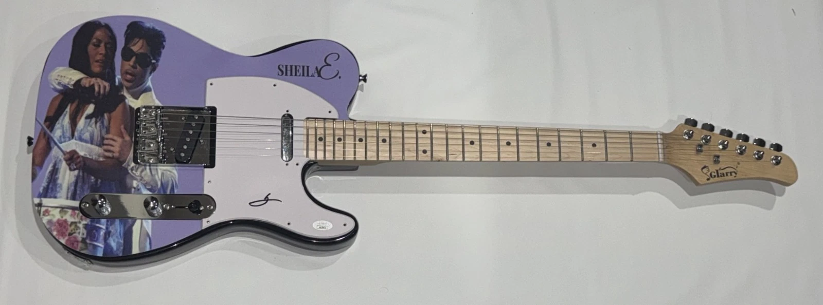 SHEILA E. SIGNED CUSTOM ELECTRIC GUITAR PRINCE DRUMMER AUTOGRAPHED JSA COA COLLECTIBLE MEMORABILIA