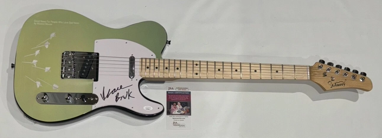 ISAAC BROCK SIGNED CUSTOM MODEST MOUSE ELECTRIC GUITAR JSA COA
