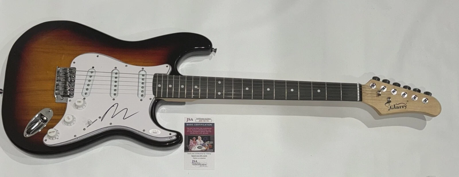 NORAH JONES SIGNED SUNBURST ELECTRIC GUITAR JSA COA