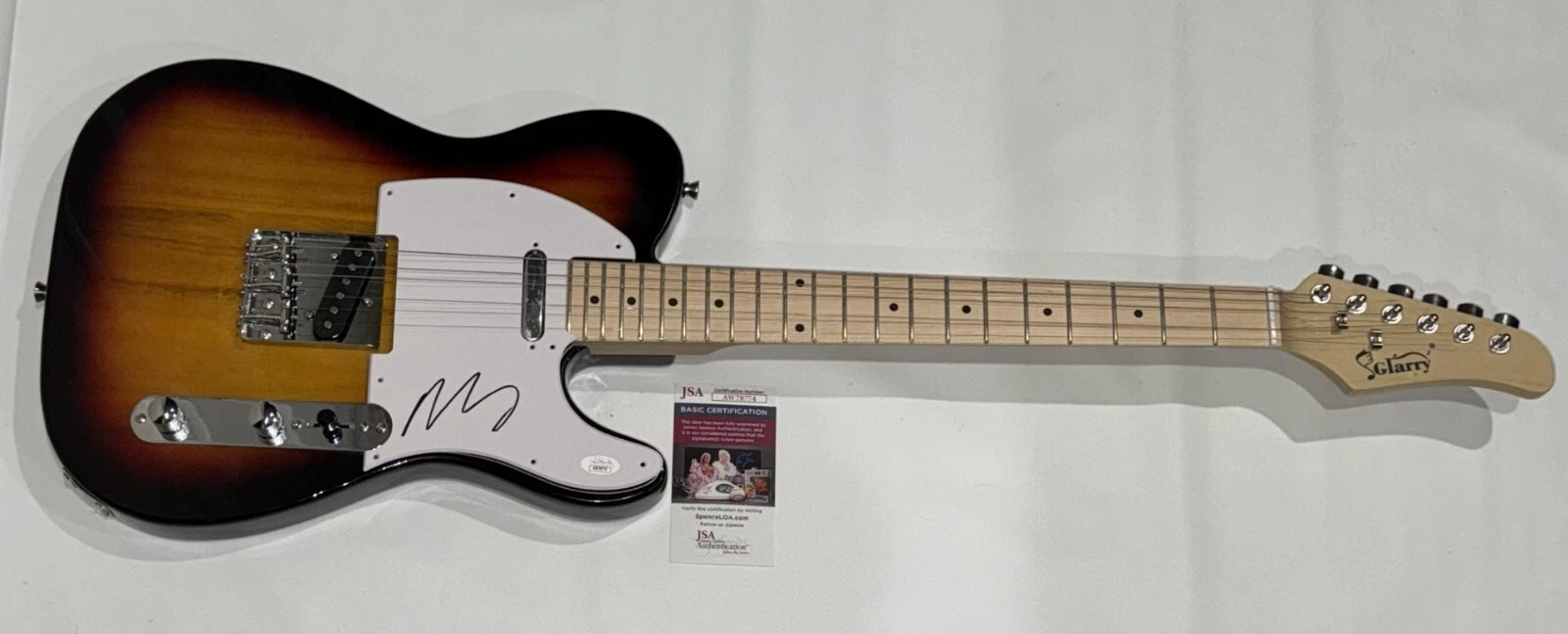 NORAH JONES SIGNED SUNBURST ELECTRIC GUITAR JSA COA