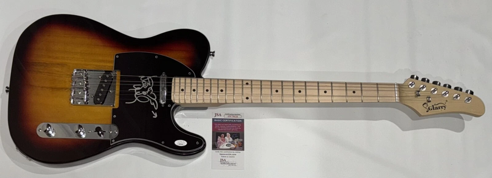 NANCY WILSON SIGNED SUNBURST ELECTRIC GUITAR HEART JSA COA