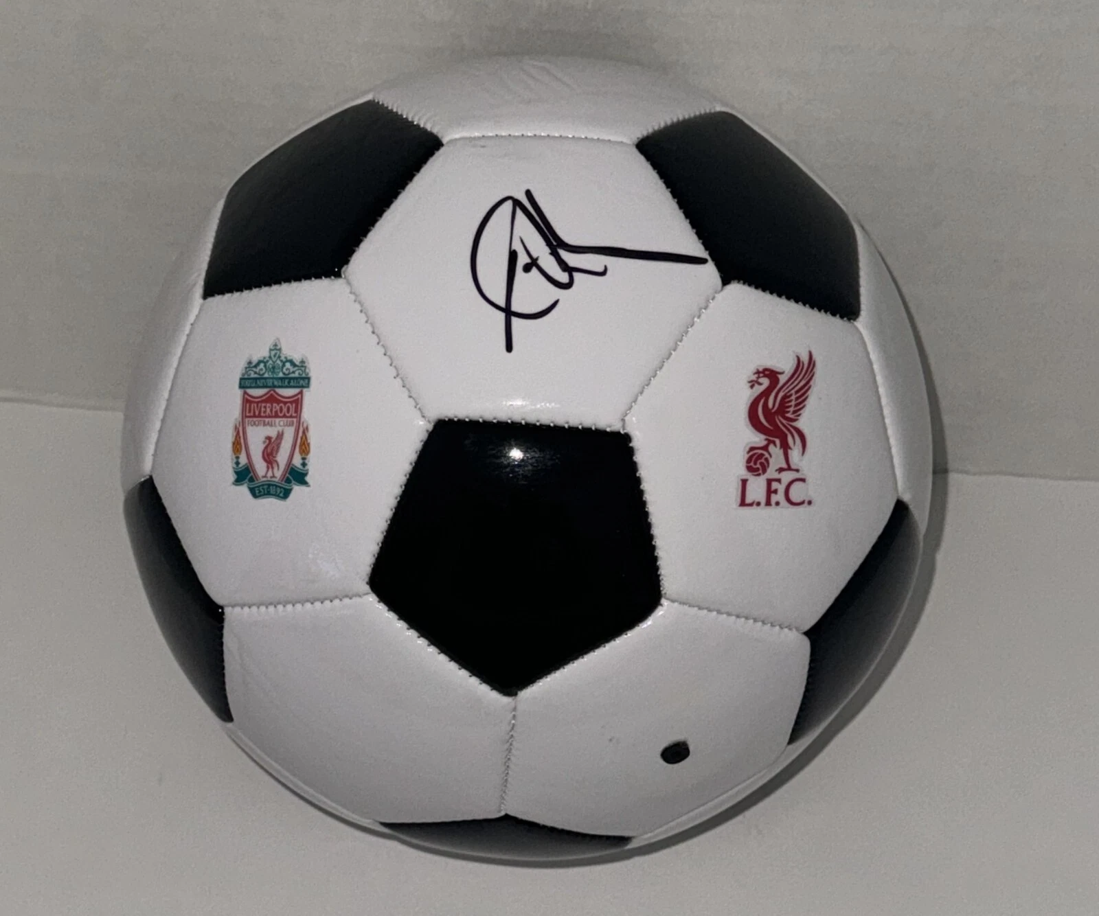 ANDY ROBERTSON SIGNED SOCCER BALL FUTBOL LIVERPOOL FC ANDREW