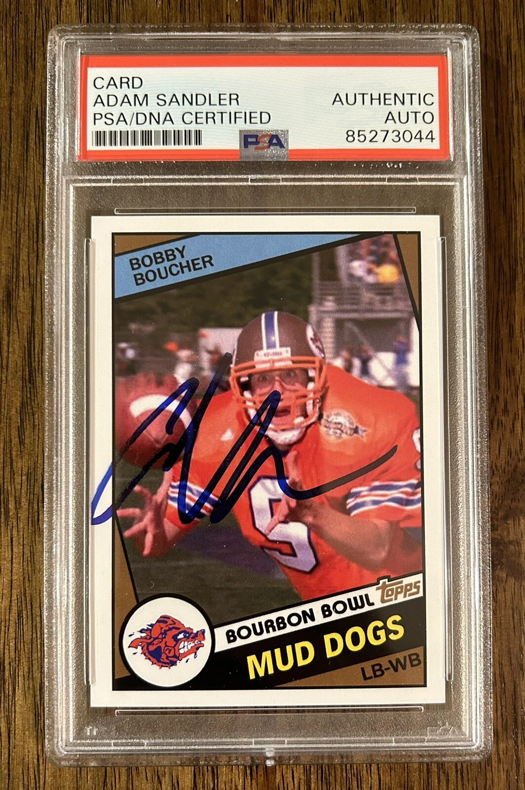 Adam Sandler ‘The Waterboy’ Signed Slabbed Card PSA/DNA Bobby Boucher RARE PROOF