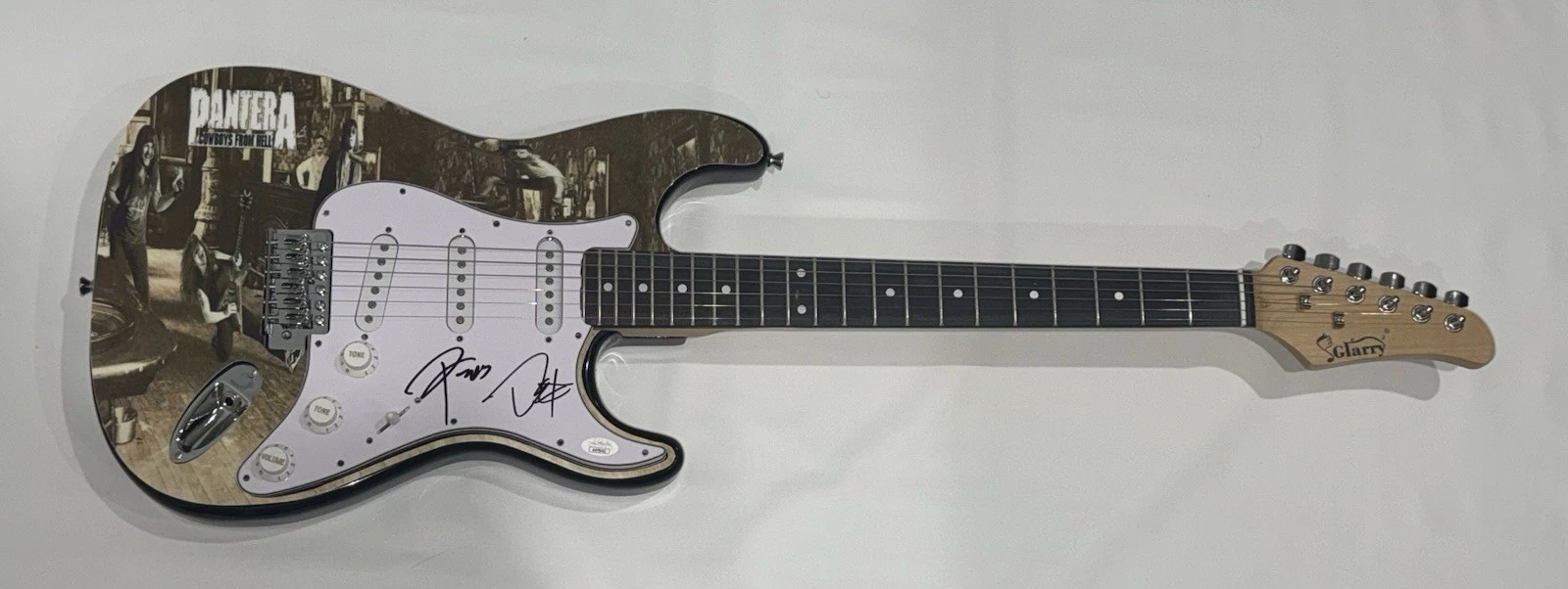 PHIL ANSELMO SIGNED CUSTOM PANTERA COWBOYS FROM HELL ELECTRIC GUITAR JSA COA
