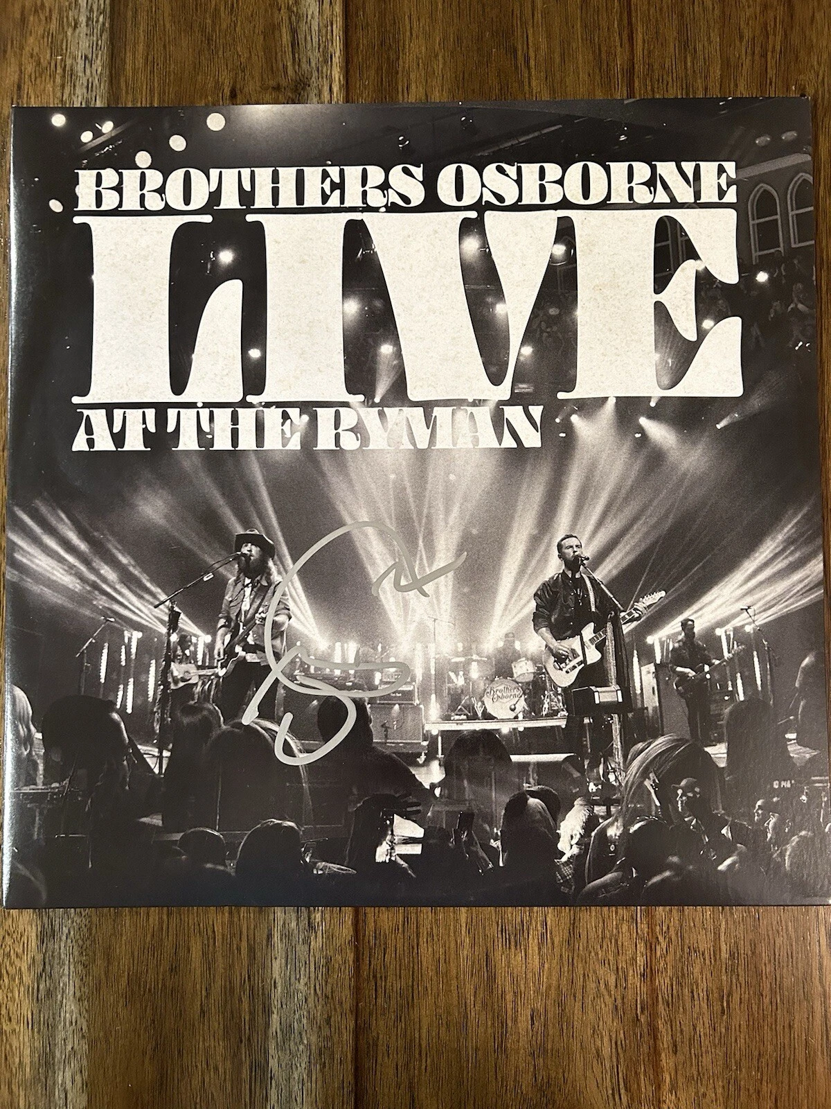 John Osborne ‘Brothers Osborne’ Country Duo Signed Vinyl Album Live At The Ryman