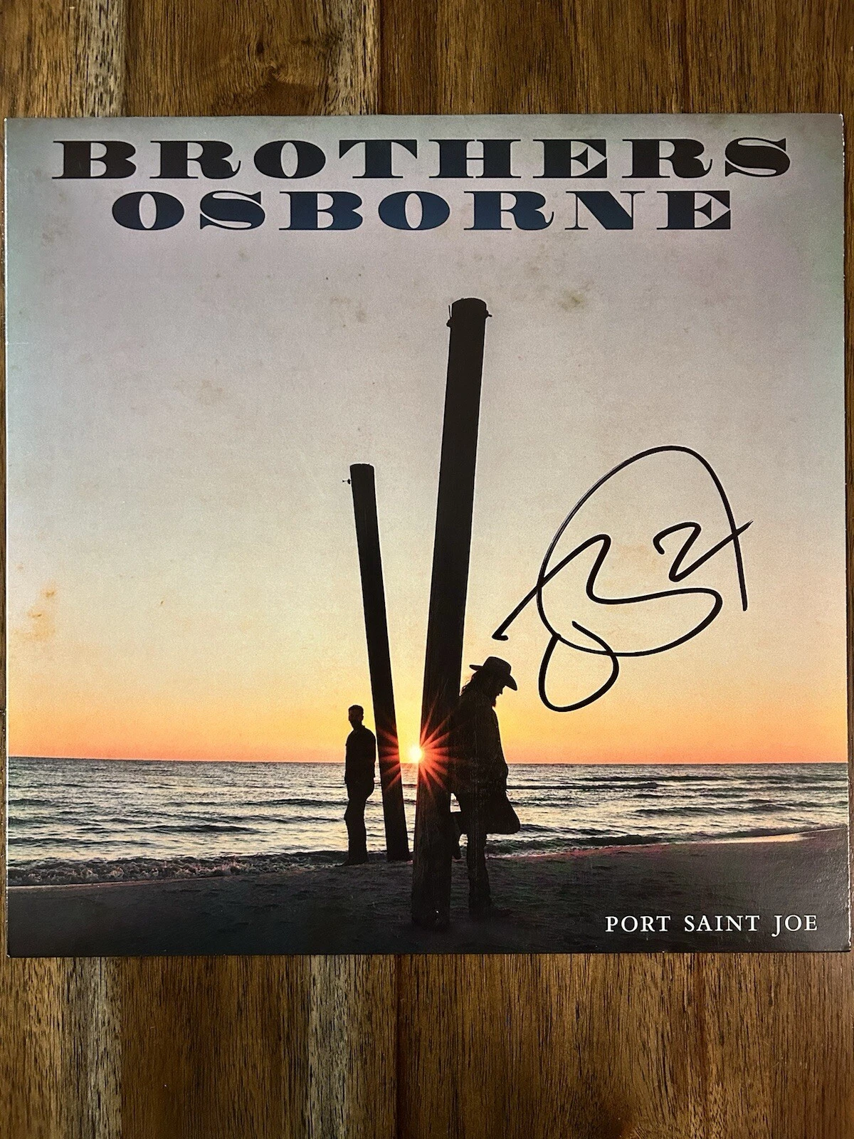 John Osborne ‘Brothers Osborne’ Country Duo Signed Vinyl Album ‘Port Saint Joe’