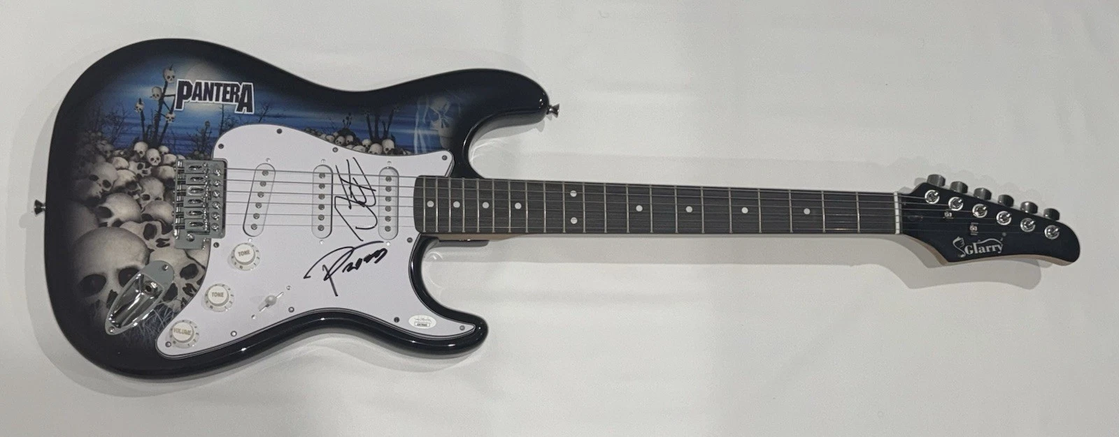 PHIL ANSELMO SIGNED SKULL ELECTRIC GUITAR PANTERA JSA COA