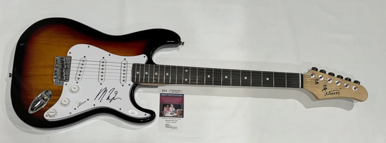 MICHAEL FRANTI SIGNED SUNBURST ELECTRIC GUITAR SPEARHEAD JSA COA