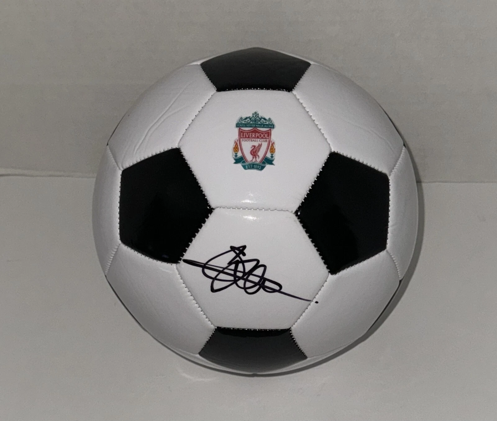 SAMI HYYPIA SIGNED SOCCER BALL FUTBOL LIVERPOOL FC LEGEND