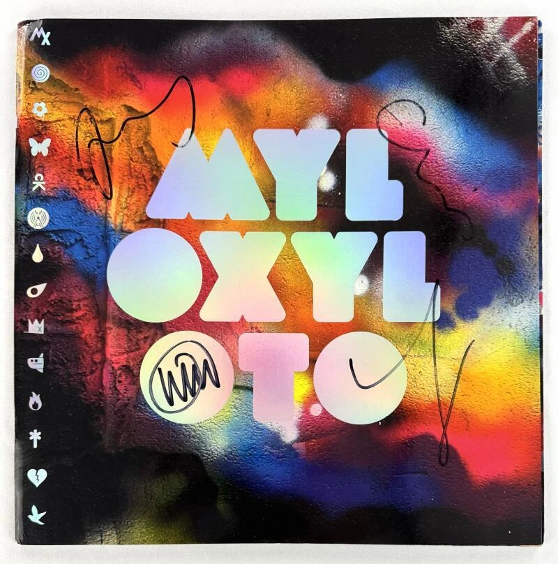 Coldplay Band Signed Autograph Mylo Xyloto Concert Tour Program Book w/ Beckett
