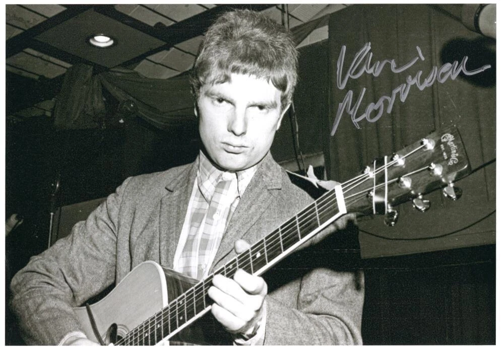 Van Morrison Signed Autograph 6x8 Photo - Brown Eyed Girl Singer w/ Beckett COA