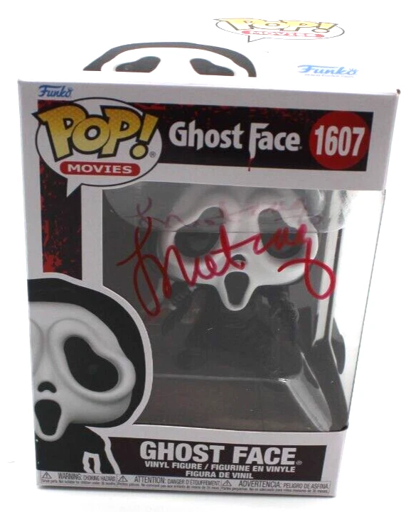 Laurie Metcalf Signed Scream Ghost Face Funko 1607 w/Beckett COA BN71139 PROOF