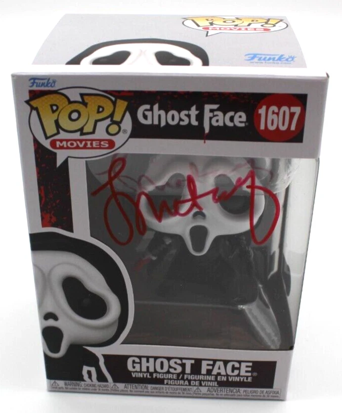 Laurie Metcalf Signed Scream Ghost Face Funko 1607 w/Beckett COA BN71138 PROOF